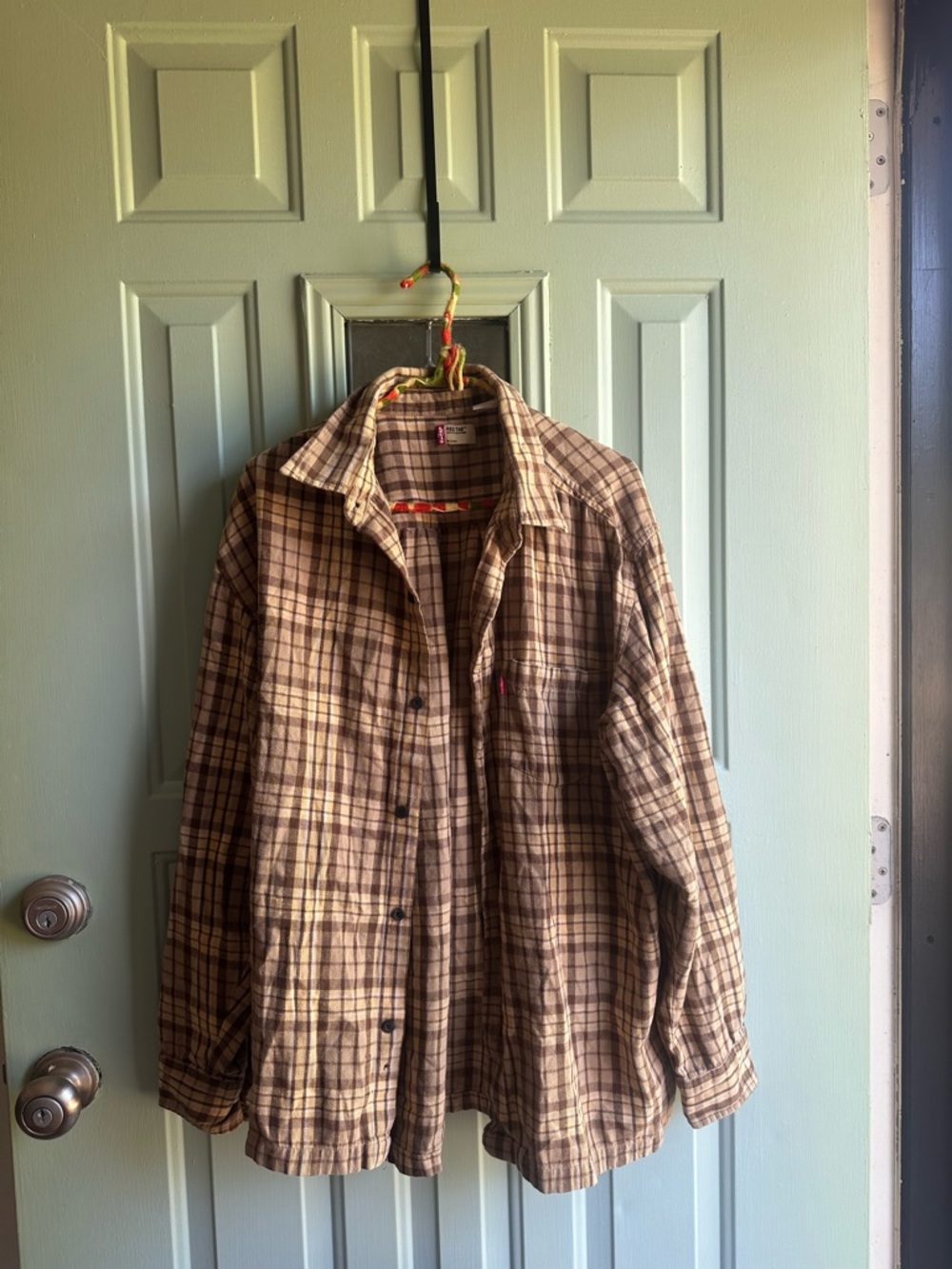 Levi's Brown Plaid Flannel